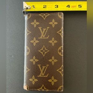 Louis Vuitton card holder/check book cover